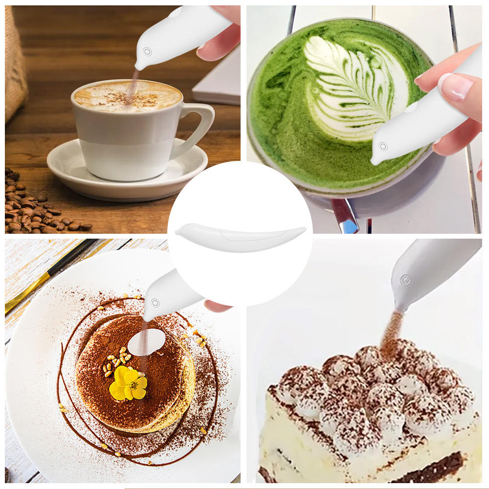 Latte Art Pen - Elektrischer Kaffeestift Für Perfekte Milchschaum-Kunst