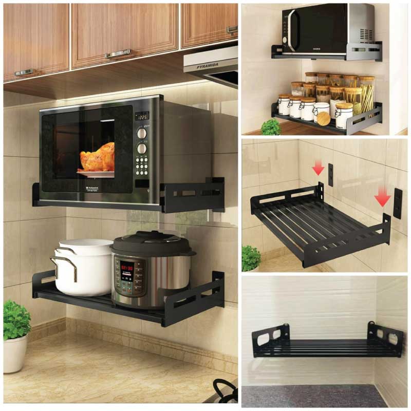 Wall Mounted Microwave Oven Rack
